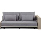 ベッドソファ サイドラック付き (B2 MGY/GY) 10枚目画像