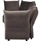 フェザークッションソファ ワイド3バックカウチセット 布張りタイプ (YH01 DGY) 3枚目画像