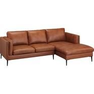 カウチソファ 本革(一部合成皮革)タイプ (LB01)