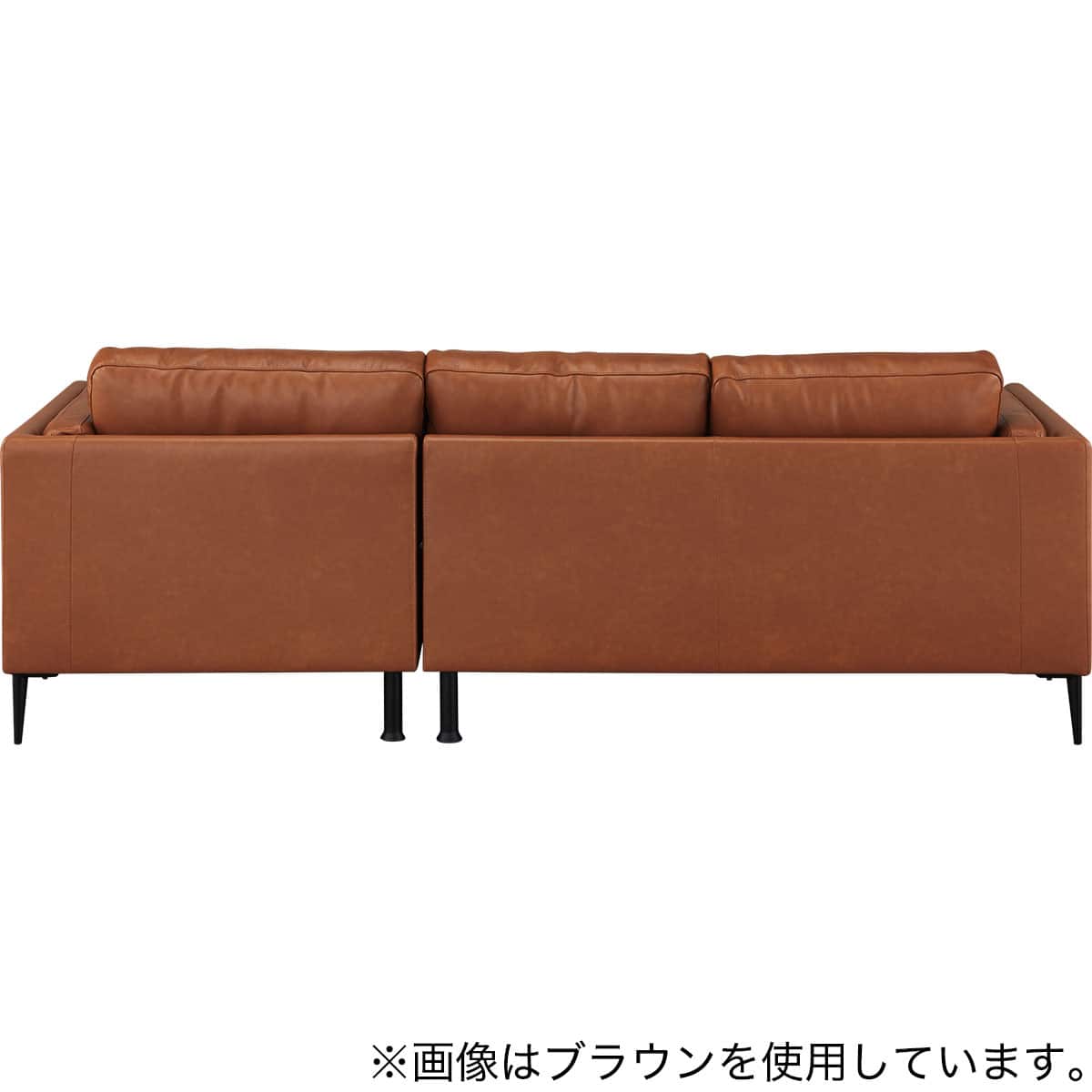 カウチソファ 本革(一部合成皮革)タイプ (LB01 左カウチ DBR) | ニトリ