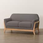 2人掛けソファ 布張りタイプ (IG02 DGY) 1枚目画像