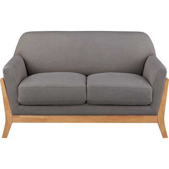 2人掛けソファ 布張りタイプ (IG02 DGY) 6枚目画像