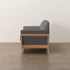 2人掛けソファ 布張りタイプ (IG02 DGY) 7枚目画像