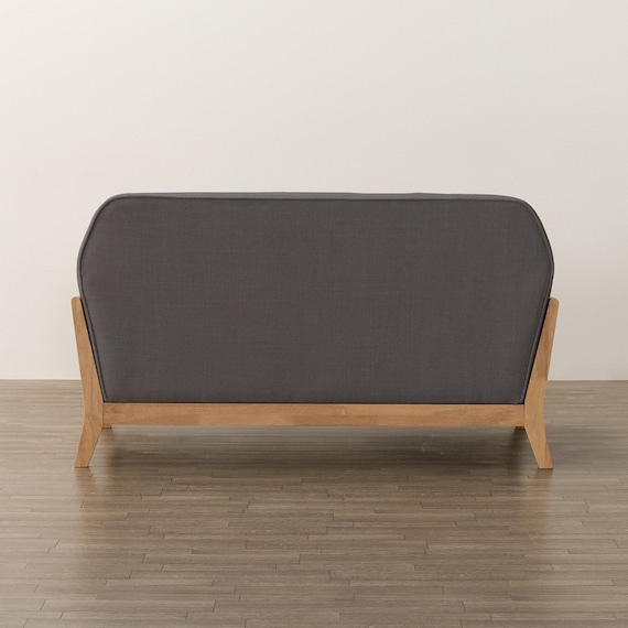 2人掛けソファ 布張りタイプ (IG02 DGY) 8枚目画像