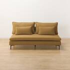 広い座面のゆったり コーナーソファ + 3人掛けソファ2台セット 布張りタイプ (MS01 コーナー/3P×2 YE) 17枚目画像