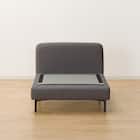 傷・汚れに強い 広い座面のゆったり コーナーソファ + 1人掛けソファ2台セット 布張りタイプ (MS01 コーナー/1P×2 Nシールド MGY) 18枚目画像