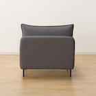 傷・汚れに強い 広い座面のゆったり コーナーソファ + 1人掛けソファ2台セット 布張りタイプ (MS01 コーナー/1P×2 Nシールド MGY) 20枚目画像