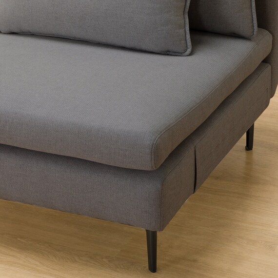 傷・汚れに強い 広い座面のゆったり コーナーソファ + 1人掛けソファ2台セット 布張りタイプ (MS01 コーナー/1P×2 Nシールド MGY) 27枚目画像