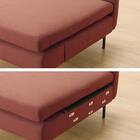 傷・汚れに強い 広い座面のゆったり コーナーソファ + 3人掛けソファ2台セット 布張りタイプ (MS01 コーナー/3P×2 Nシールド RE) 29枚目画像