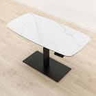 電動昇降テーブル楕円形(TT02-2 120 WH) 5枚目画像