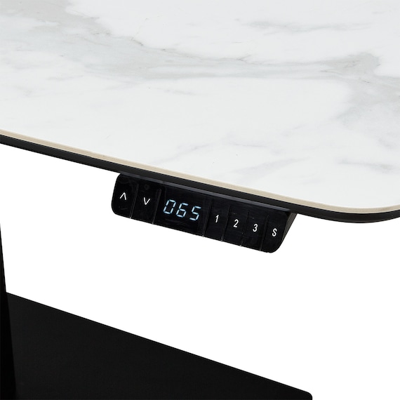 電動昇降テーブル楕円形(TT02-2 120 WH) 14枚目画像