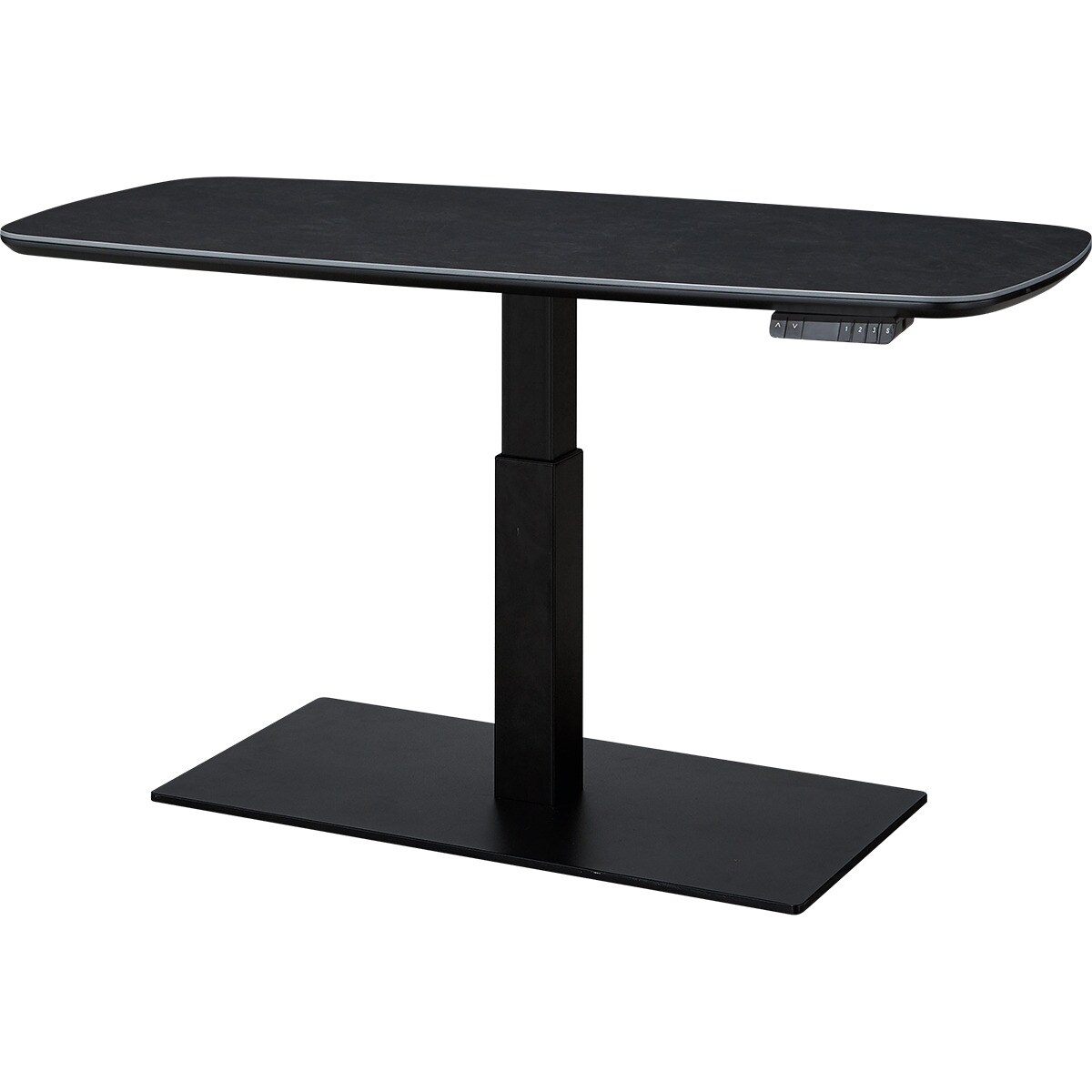 電動昇降テーブル楕円形(TT02-2 120 BK) | ニトリネット【公式】 家具