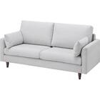 3人掛けソファ 布張りタイプ (CS03 両肘 LGY/木脚MBR) 8枚目画像