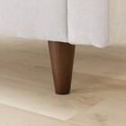 3人掛けソファ 布張りタイプ (CS03 両肘 LGY/木脚MBR) 12枚目画像