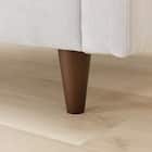 3人掛けソファ 布張りタイプ (CS03 両肘 LGY/木脚MBR) 12枚目画像