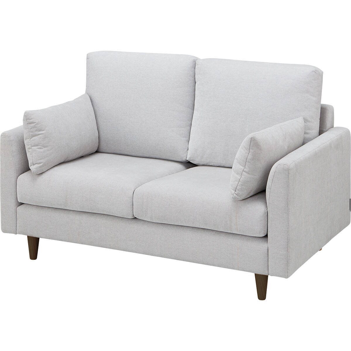 2人掛けソファ 布張りタイプ (CS03 肘あり SD LGY/MBR) | ニトリネット