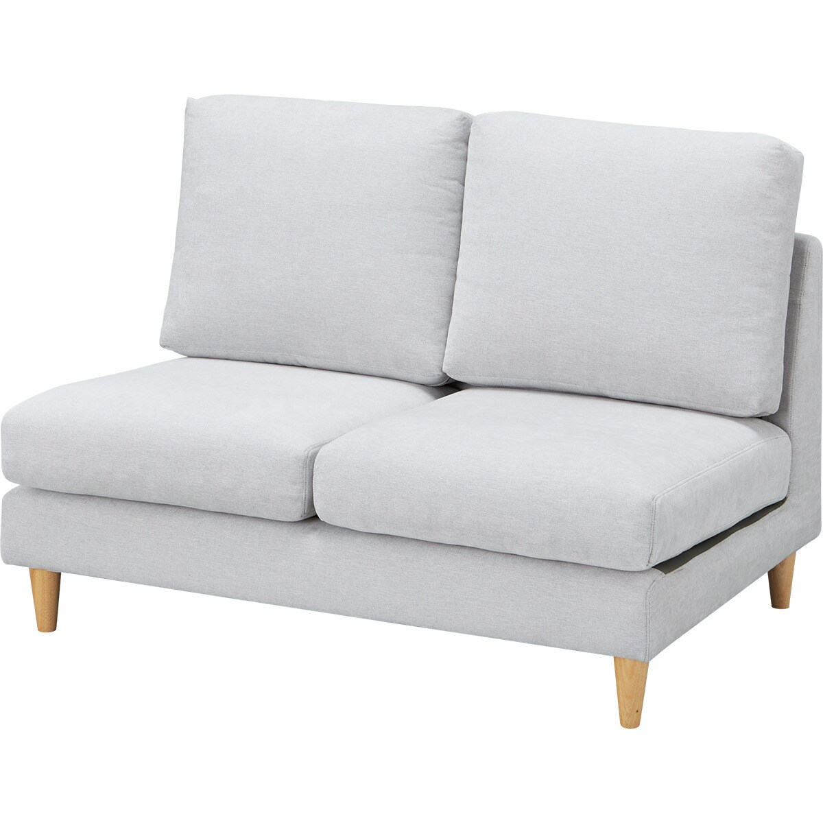 傷・汚れに強い 2人掛けソファ 布張りタイプ (CS03 肘なし Nシールド