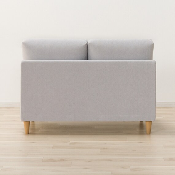 傷・汚れに強い 2人掛けソファ 布張りタイプ (CS03 Nシールド 肘なし LGY/木脚LBR) 11枚目画像