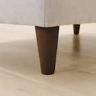 傷・汚れに強い 2人掛けソファ + スツール + ヘッドレスト1個セット 布張りタイプ (CS03 Nシールド 肘なし LGY/木脚MBR) 14枚目画像