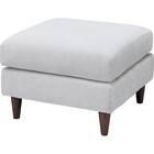 傷・汚れに強い 2人掛けソファ + スツール + ヘッドレスト1個セット 布張りタイプ (CS03 Nシールド 肘なし LGY/木脚MBR) 16枚目画像