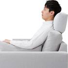 傷・汚れに強い 2人掛けソファ + スツール + ヘッドレスト1個セット 布張りタイプ (CS03 Nシールド 肘なし LGY/木脚MBR) 19枚目画像