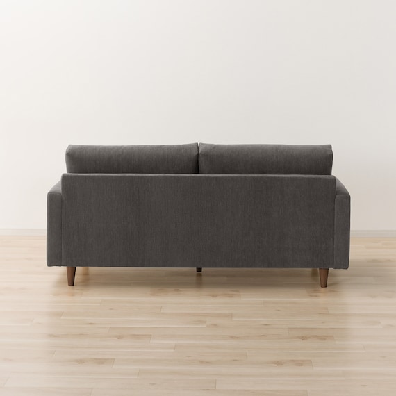 3人掛けソファ 布張りタイプ (CS03 両肘 DGY/木脚MBR) 11枚目画像