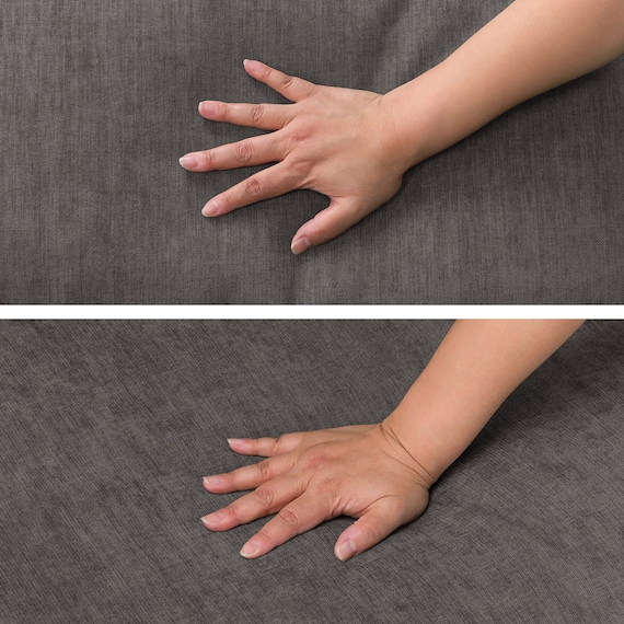 3人掛けソファ 布張りタイプ (CS03 両肘 DGY/木脚MBR) 13枚目画像