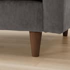 3人掛けソファ 布張りタイプ (CS03 両肘 DGY/木脚MBR) 14枚目画像