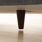 傷・汚れに強い カウチソファ 布張りタイプ (CS03 Nシールド DGY/木脚MBR) 17枚目画像