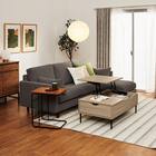 傷・汚れに強い カウチソファ 布張りタイプ (CS03 Nシールド DGY/木脚MBR) 24枚目画像