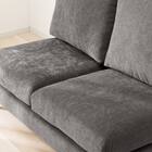 傷・汚れに強い 2人掛けソファ 布張りタイプ (CS03 Nシールド 肘なし DGY/木脚LBR) 11枚目画像