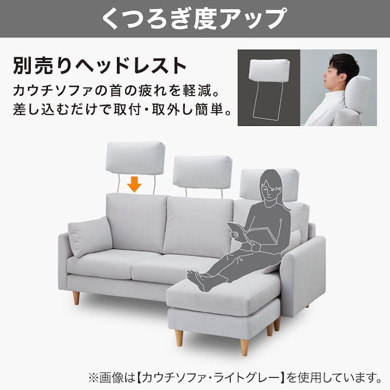 傷・汚れに強い 1人掛けソファ 布張りタイプ (CS03 Nシールド 肘なし DGY/木脚LBR) 5枚目画像