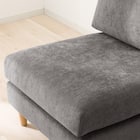 傷・汚れに強い 1人掛けソファ 布張りタイプ (CS03 Nシールド 肘なし DGY/木脚LBR) 11枚目画像