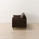 3人掛けソファ 布張りタイプ (CS03 両肘 DBR/木脚MBR) 9枚目画像