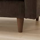 3人掛けソファ 布張りタイプ (CS03 両肘 DBR/木脚MBR) 13枚目画像