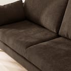 傷・汚れに強い 3人掛けソファ 布張りタイプ (CS03 Nシールド 両肘 DBR/木脚MBR) 11枚目画像