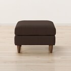 傷・汚れに強い スツール 布張りタイプ (CS03 Nシールド DBR/木脚MBR) 6枚目画像