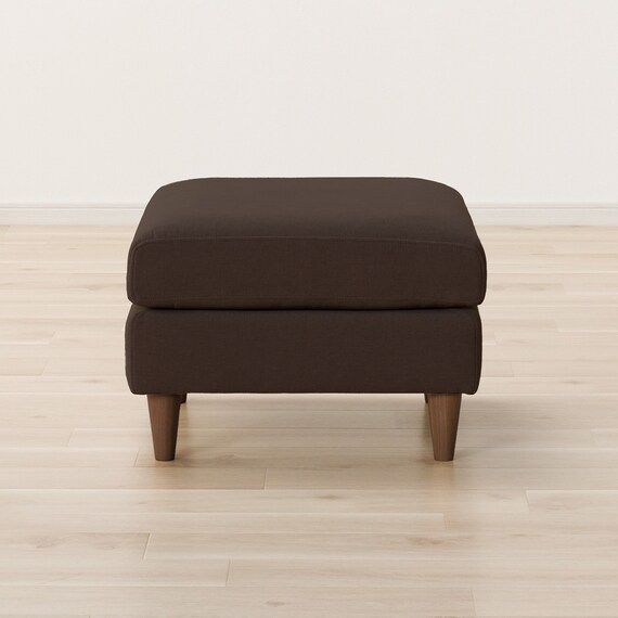 傷・汚れに強い スツール 布張りタイプ (CS03 Nシールド DBR/木脚MBR) 6枚目画像