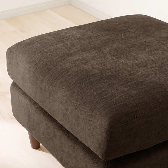 傷・汚れに強い スツール 布張りタイプ (CS03 Nシールド DBR/木脚MBR) 8枚目画像