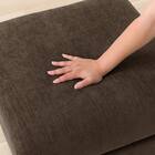 傷・汚れに強い スツール 布張りタイプ (CS03 Nシールド DBR/木脚MBR) 9枚目画像