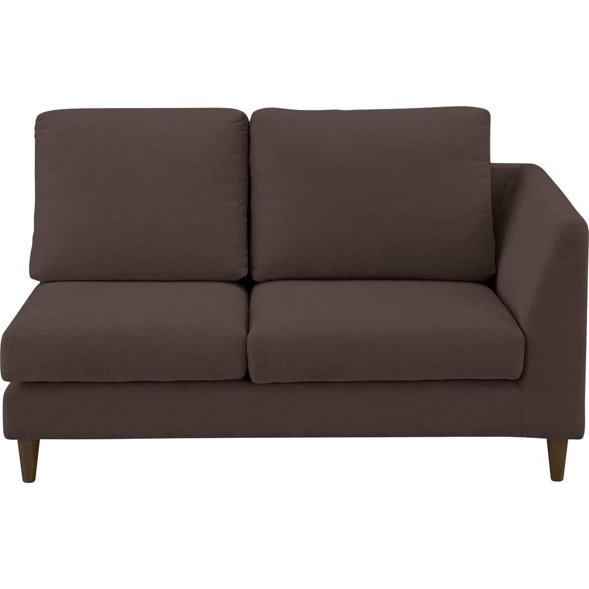 【ニトリ】ソファ用ヘッドレスト 2個セット！ ブラウン約55cm x 約75cm ニトリ ヘッドレスト2個付き、座面はポケットコイルのL型カウチ