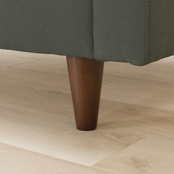 カウチソファ 布張りタイプ (CS03 GR/木脚MBR) 16枚目画像