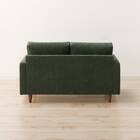 2人掛けソファ 布張りタイプ (CS03 両肘 GR/木脚MBR) 10枚目画像