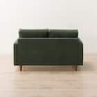 2人掛けソファ 布張りタイプ (CS03 両肘 GR/木脚MBR) 10枚目画像