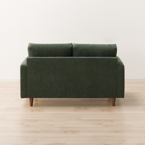 2人掛けソファ 布張りタイプ (CS03 両肘 GR/木脚MBR) 10枚目画像