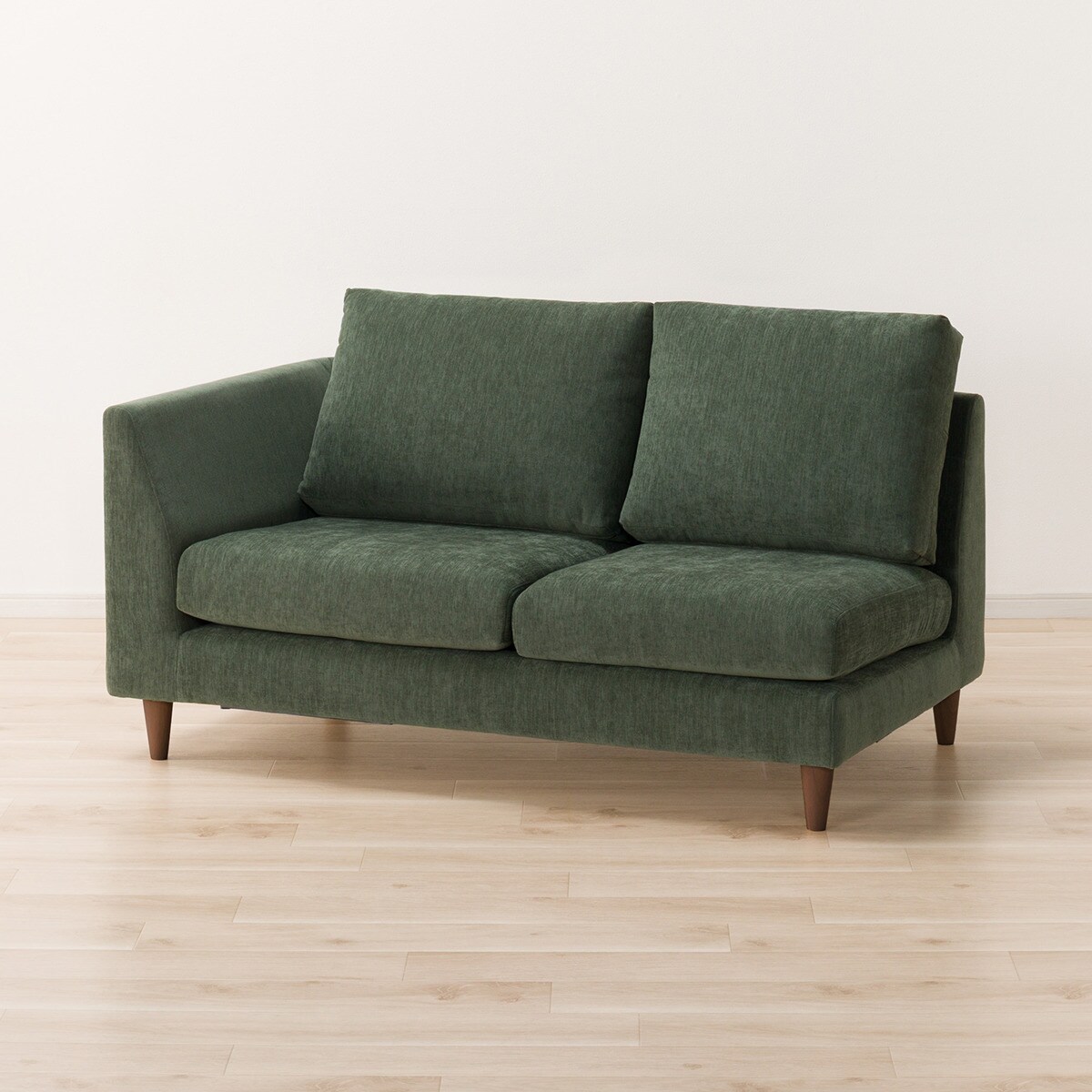 2人掛けソファ 布張りタイプ (CS03 右片肘タイプ GR/MBR) | ニトリ