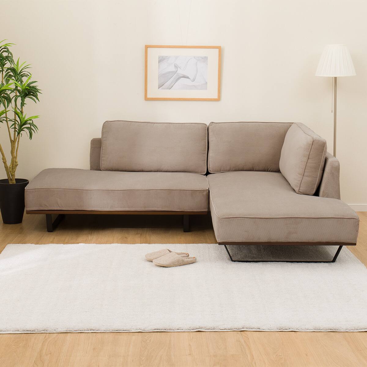 カウチソファセット 布張りタイプ (VS04C 左カウチ BR) | ニトリネット