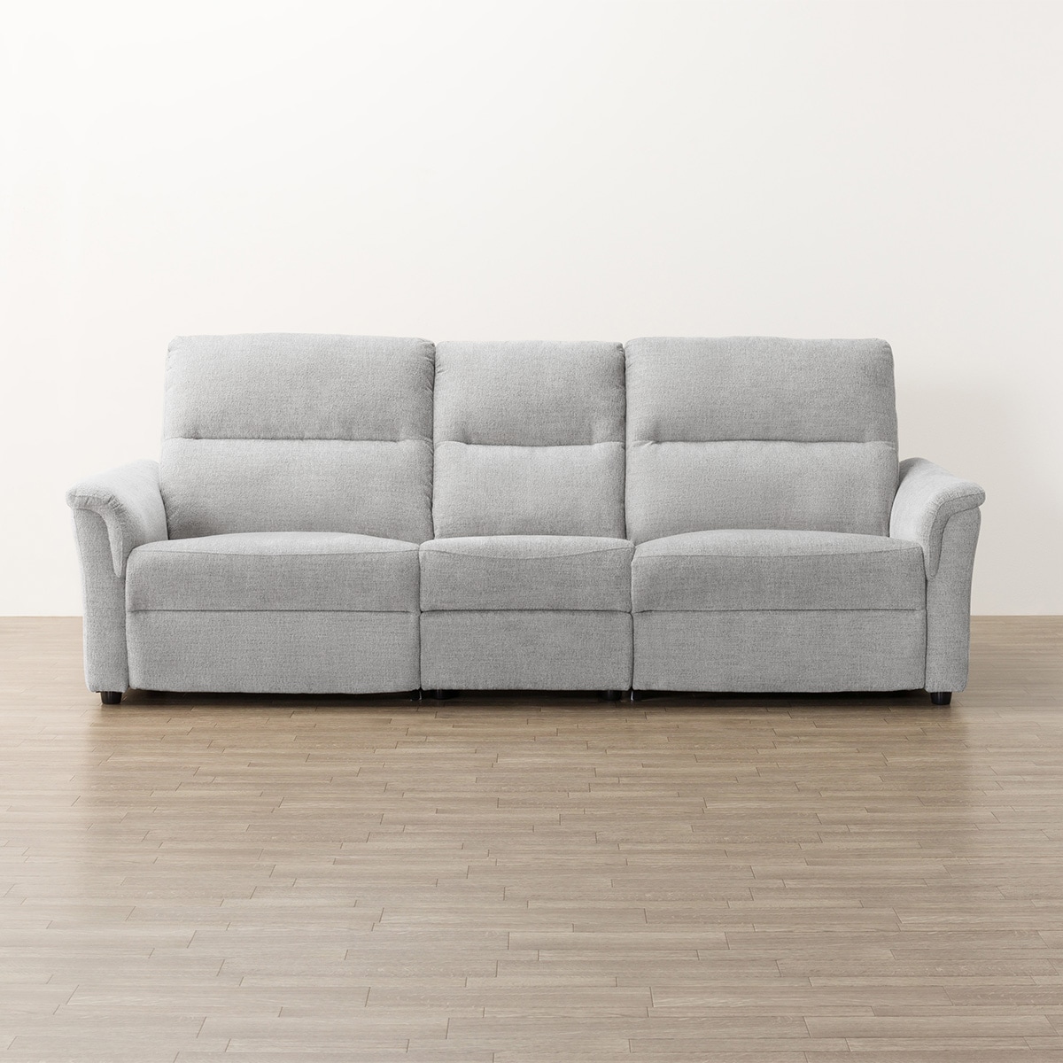 3人掛け電動リクライニングソファ＋テーブルユニットセット 布張り