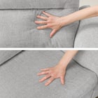 2人掛け電動リクライニングソファ + 収納ユニット 布張りタイプ (KK6133 LGY) 15枚目画像