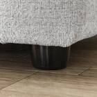 2人掛け電動リクライニングソファ + 収納ユニット 布張りタイプ (KK6133 LGY) 16枚目画像